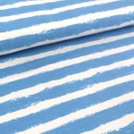 REST 20cm Bio Sweat - Mellow Stripes lichtblau